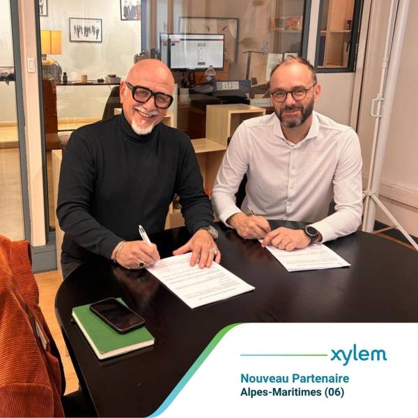 Nouveau partenariat entre Groupe ENKI / Cauletin et Xylem dans les Alpes-Maritimes