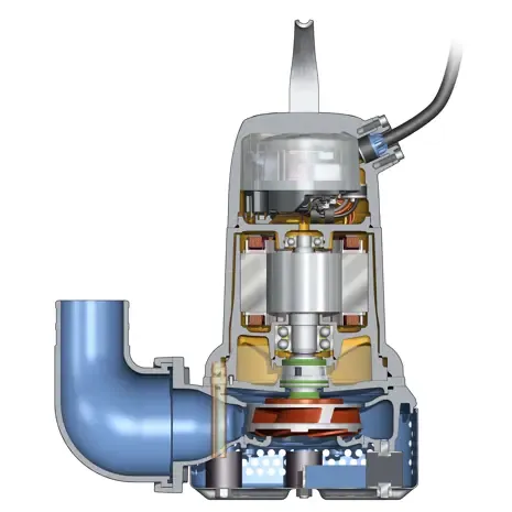 Pompe submersible d'épuisement intelligente Série Flygt (Xylem) BIBO ALPHA